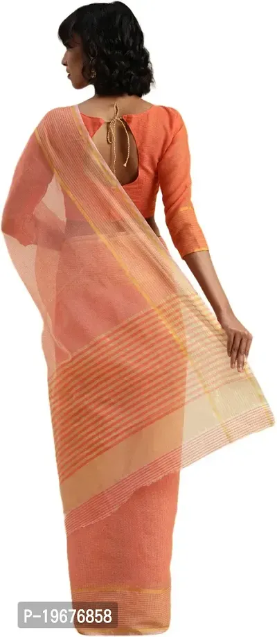 Women Stylish Art Silk Printed Saree with Blouse piece-thumb2