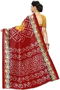 Women Stylish Georgette Solid Saree with Blouse piece-thumb3