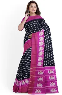 Women Stylish Art Silk Printed Saree with Blouse piece-thumb1