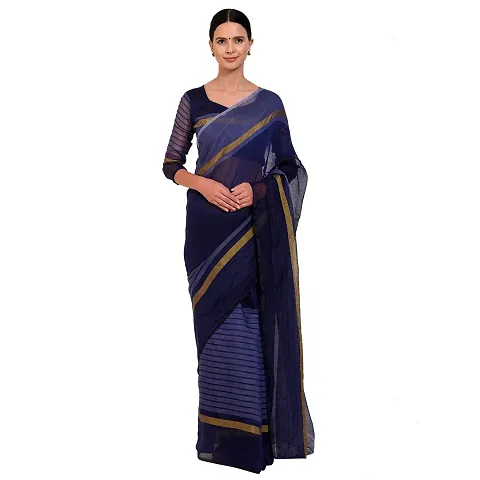 Elegant Silk Self Pattern Women Saree with Blouse piece