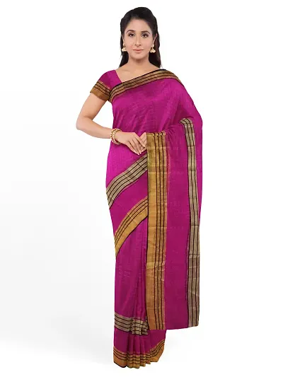 Hot Selling Cotton Silk Saree with Blouse piece 