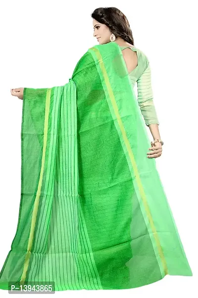 Stylish Green cotton silk Sarees For Women-thumb4