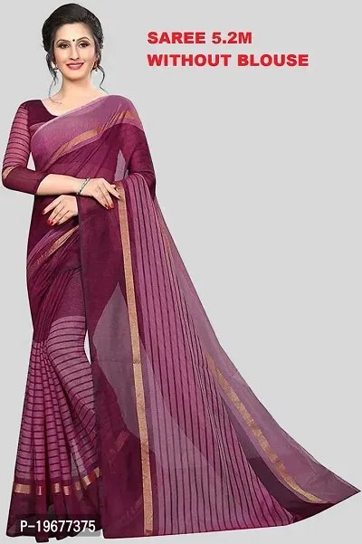 Women Stylish Art Silk Printed Saree with Blouse piece-thumb0