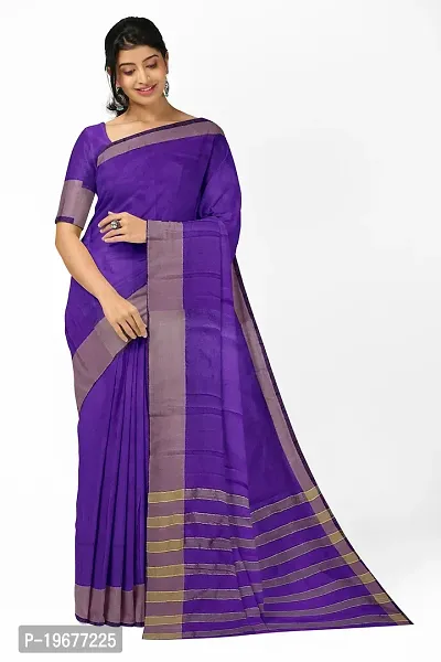 Women Stylish Cotton Silk Printed Saree with Blouse piece-thumb0