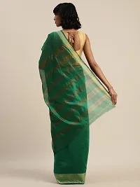 Women Stylish Art Silk Solid Saree with Blouse piece-thumb3