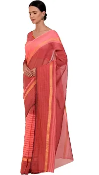 Women Stylish Silk Blend Solid Saree with Blouse piece-thumb2