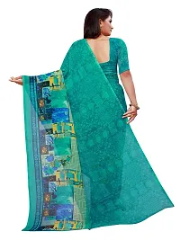 Stylish Georgette Multicoloured Printed Saree With Blouse Piece For Women Pack Of 2-thumb3