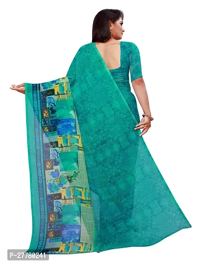 Stylish Georgette Multicoloured Printed Saree With Blouse Piece For Women Pack Of 2-thumb4