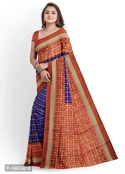 Women Stylish Art Silk Printed Saree with Blouse piece-thumb5