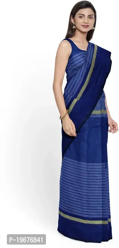 Women Stylish Cotton Silk Printed Saree with Blouse piece