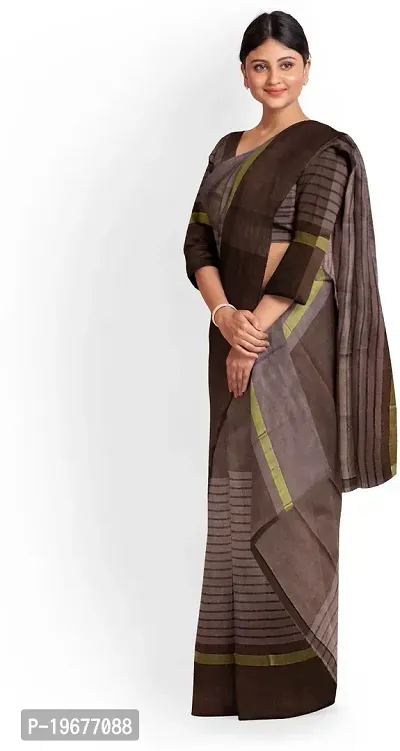 Women Stylish Cotton Silk Printed Saree with Blouse piece