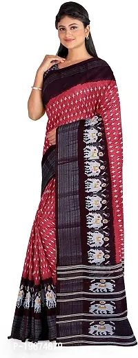 Women Stylish Art Silk Printed Saree with Blouse piece-thumb3