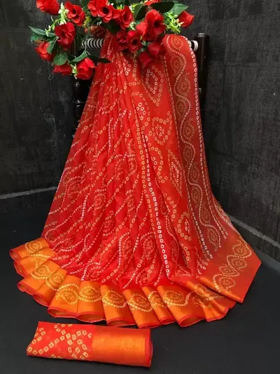 Stylish Saree with Blouse piece For Women