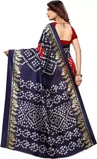 Stylish Multicoloured Cotton Silk Printed Saree with Blouse piece For Women-thumb2