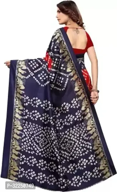 Stylish Multicoloured Cotton Silk Printed Saree with Blouse piece For Women-thumb3