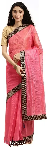 Women Stylish Art Silk Embroidered Saree with Blouse piece