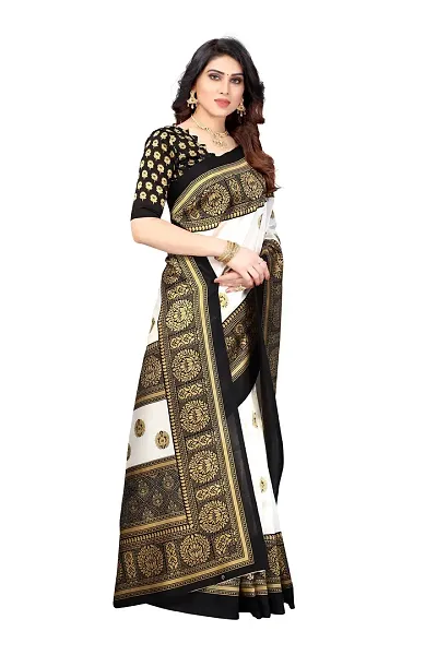 Trending Cotton Silk Saree with Blouse piece 