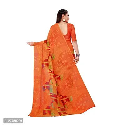 Stylish Georgette Multicoloured Printed Saree With Blouse Piece For Women Pack Of 2-thumb5