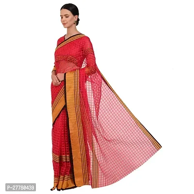 Stylish Art Silk Pink Printed Saree With Blouse Piece For Women-thumb3