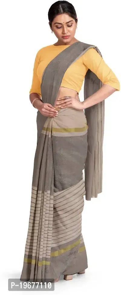 Women Stylish Cotton Silk Printed Saree with Blouse piece