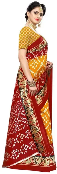 Women Stylish Georgette Solid Saree with Blouse piece-thumb2