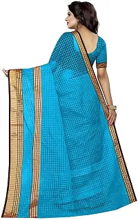 Women Stylish Cotton Silk Printed Saree with Blouse piece-thumb1