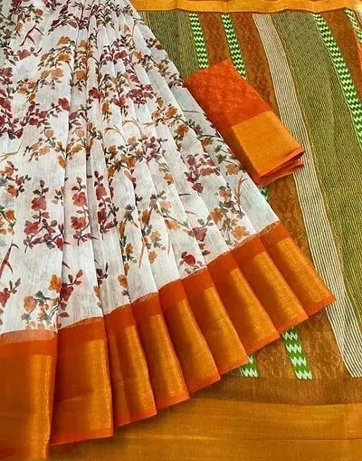 Cotton Saree with Blouse piece