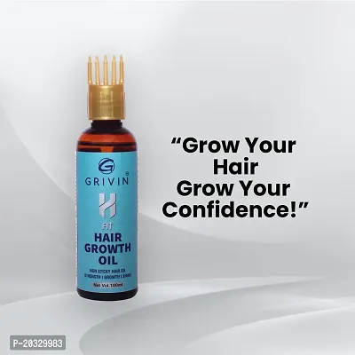 Grivin H Fit Hair Growth Oil (Strength, Growth  Shine) 100 ML-thumb4