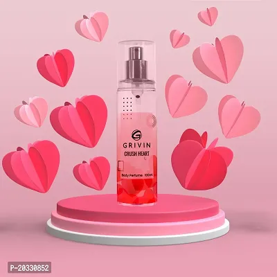 Grivin Crush Heart Long Lasting Body Perfume Body Spray 100 ML-thumb3