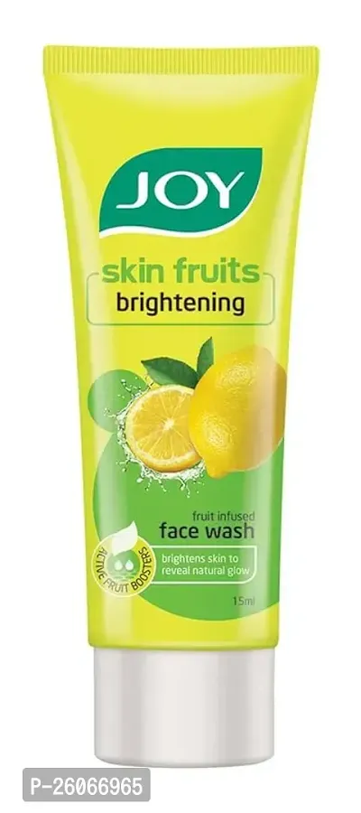 Joy Skin Fruits Brightening Lemon Face Wash (Pack of 12 X 15 ML)-thumb2