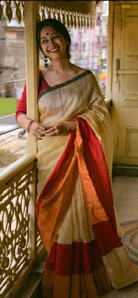 Hot Selling Cotton Saree with Blouse piece 