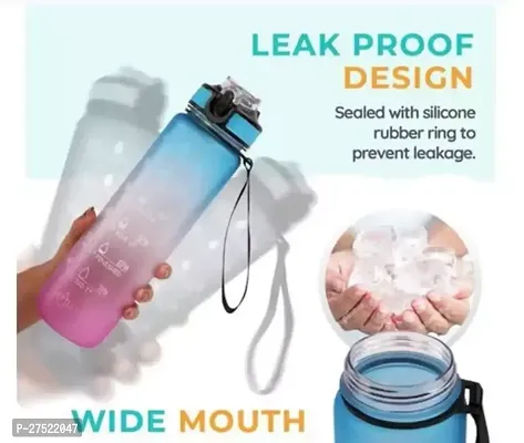 Multipurpose Plastic Water Bottle, 1000ml-thumb0