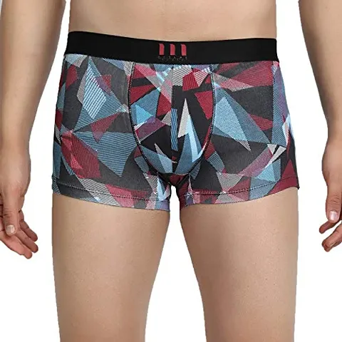 Merlot Intelli-Fresh, Ultra-Soft ?Smooth?All Bamboo Cotton?Solid Trunks Briefs for Men