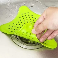 Star Shaped Sink Filter Bathroom Hair Catcher, Drain Strainers Cover Trap Basin 1 Pc-thumb2