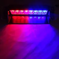 Premium 8 LED Red Blue Police Flasher Light for Mahindra Quanto-thumb1