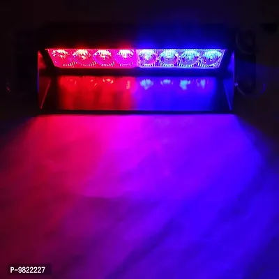 Premium 8 LED Red Blue Police Flasher Light for Mahindra Quanto-thumb2