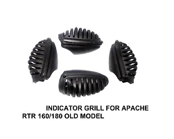 PVC Material (Set of 4 Pcs) Indicator Grill Set for TVS Apache All Models-thumb1