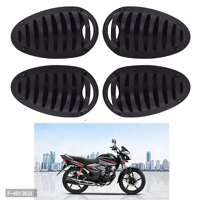 Shine Turn Signal Indicator Light Grill Cover Plastic Set Of 4 pcs (Bike Motorcycles Headlight Grill Covers)