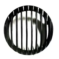 Complete Grill Set of Headlight, Indicator  Taillight for Bajaj Avenger 150 CC (Plastic Black, Set of 6)-thumb1