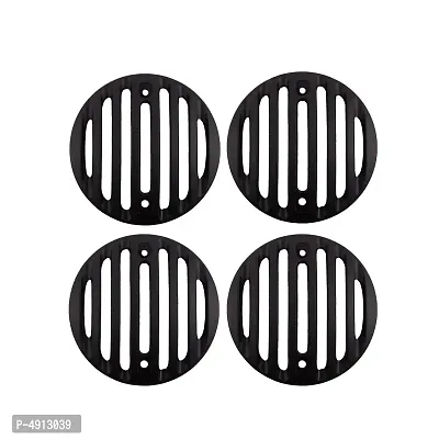 Complete Plastic Grill Set for Royal Enfield Bullet Classic 350/500 (Black with Cap, Set of 8)-thumb4