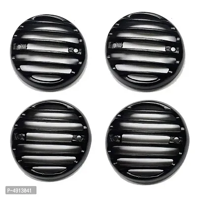Complete Grill Set of Headlight, Indicator  Taillight for Bajaj Avenger 150 CC (Plastic Black, Set of 6)-thumb4