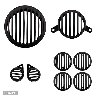 Complete Plastic Grill Set for Royal Enfield Bullet Classic 350/500 (Set of 8)