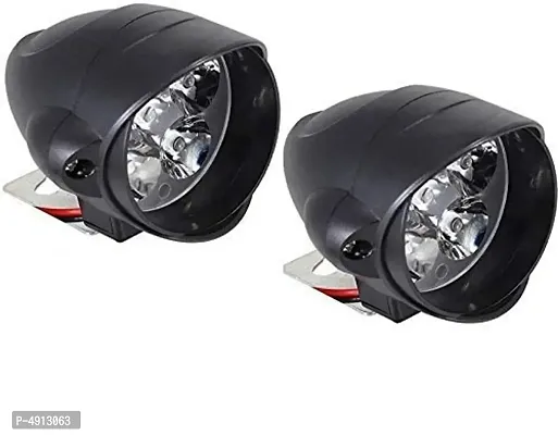 6 LED Cree Fog Light Lamp, Mirror Light for All Bikes And Scooty  - Pack of 2