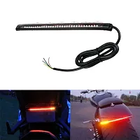8 INCH Flexible LED Strip Light License Plate Tail Brake Stop Turn Signal Light for Bikes and Cars 1pc-thumb2