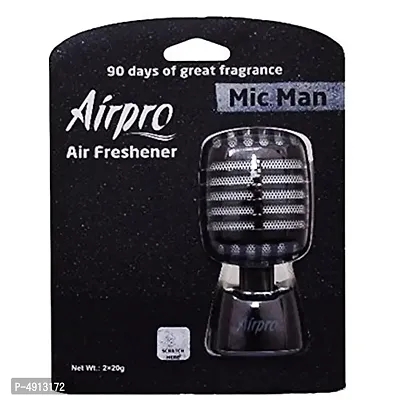 Air Pro Luxury Mic Man Black Car Air Freshner Perfume Fragrance-thumb3