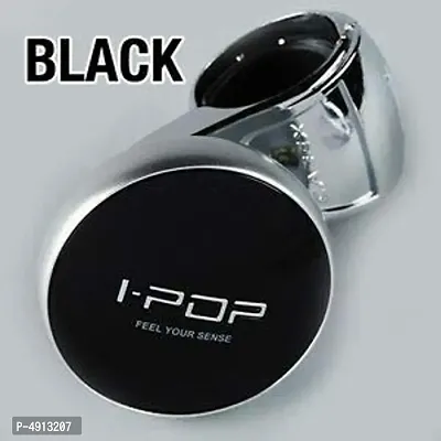 i-Pop Big Car Steering Wheel Power Holder Knob Spinner (Black)-thumb2