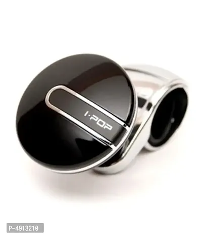 i-Pop Platinum Knob Car Steering Wheel Power Holder Knob Spinner (Black)-thumb0