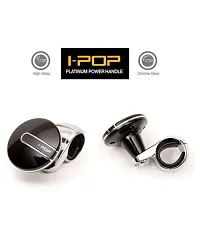 i-Pop Platinum Knob Car Steering Wheel Power Holder Knob Spinner (Black)-thumb3