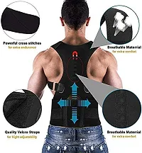 Magnetic Back Brace Posture Corrector Therapy Shoulder Belt for Lower And Upper Back Pain Relief-thumb2