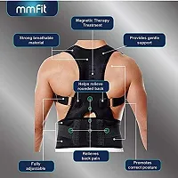 Magnetic Back Brace Posture Corrector Therapy Shoulder Belt for Lower And Upper Back Pain Relief-thumb1